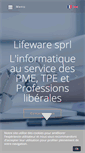 Mobile Screenshot of lifeware.be